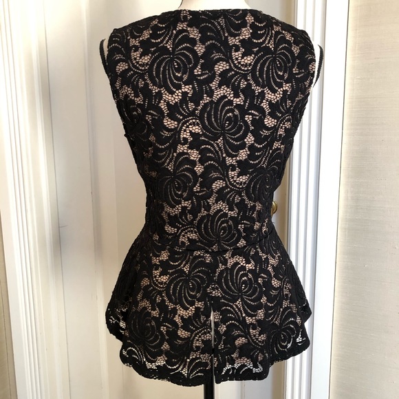 BCBGMAXAZRIA Peplum Top - Picture 2 of 3